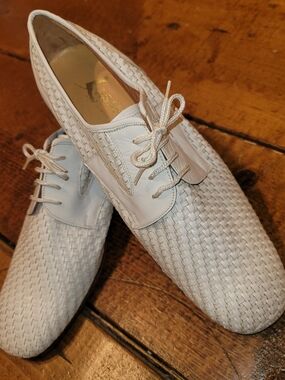 Basketweave Derby Shoes